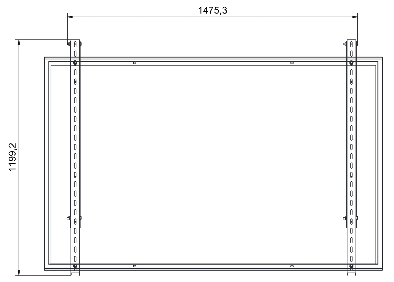 Modulhalterung für Wandkraftwerke – schema 1