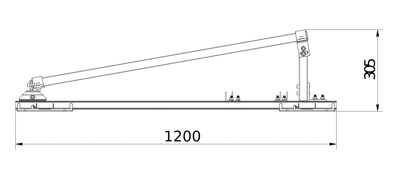 Zwei Solarmodule – schema