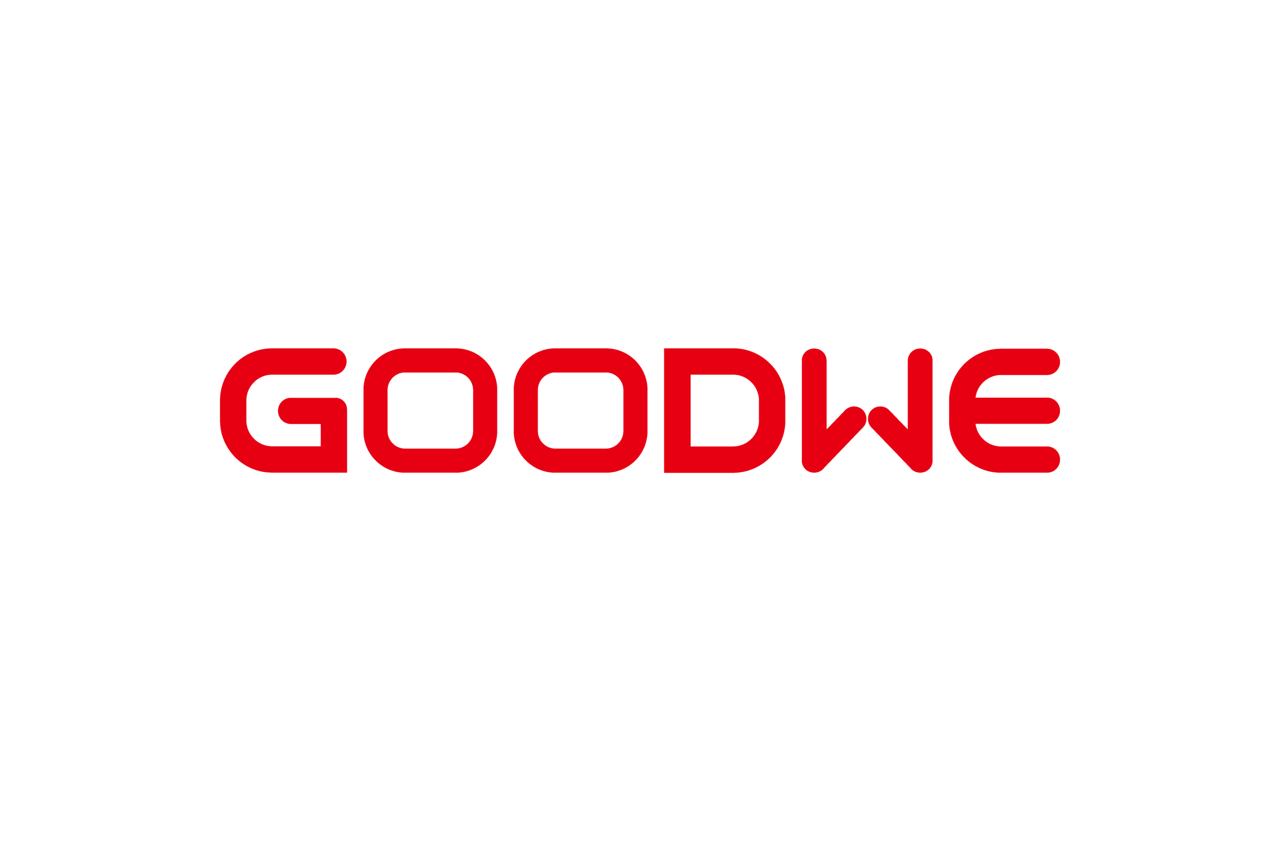 GoodWe English Logo Red